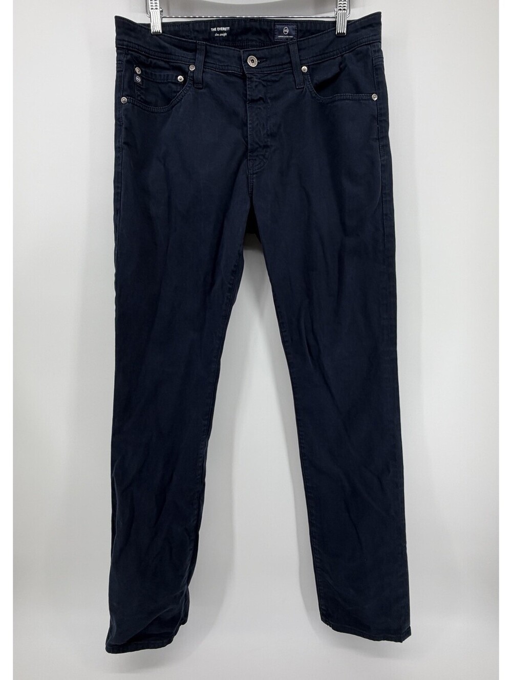 AG Adriano Goldschmied The Everett Slim Straight Dark Wash Stretch Jeans